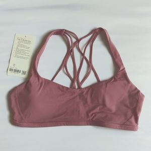 Lululemon Free to Be Zen Bra Size 10 in Figue Pink